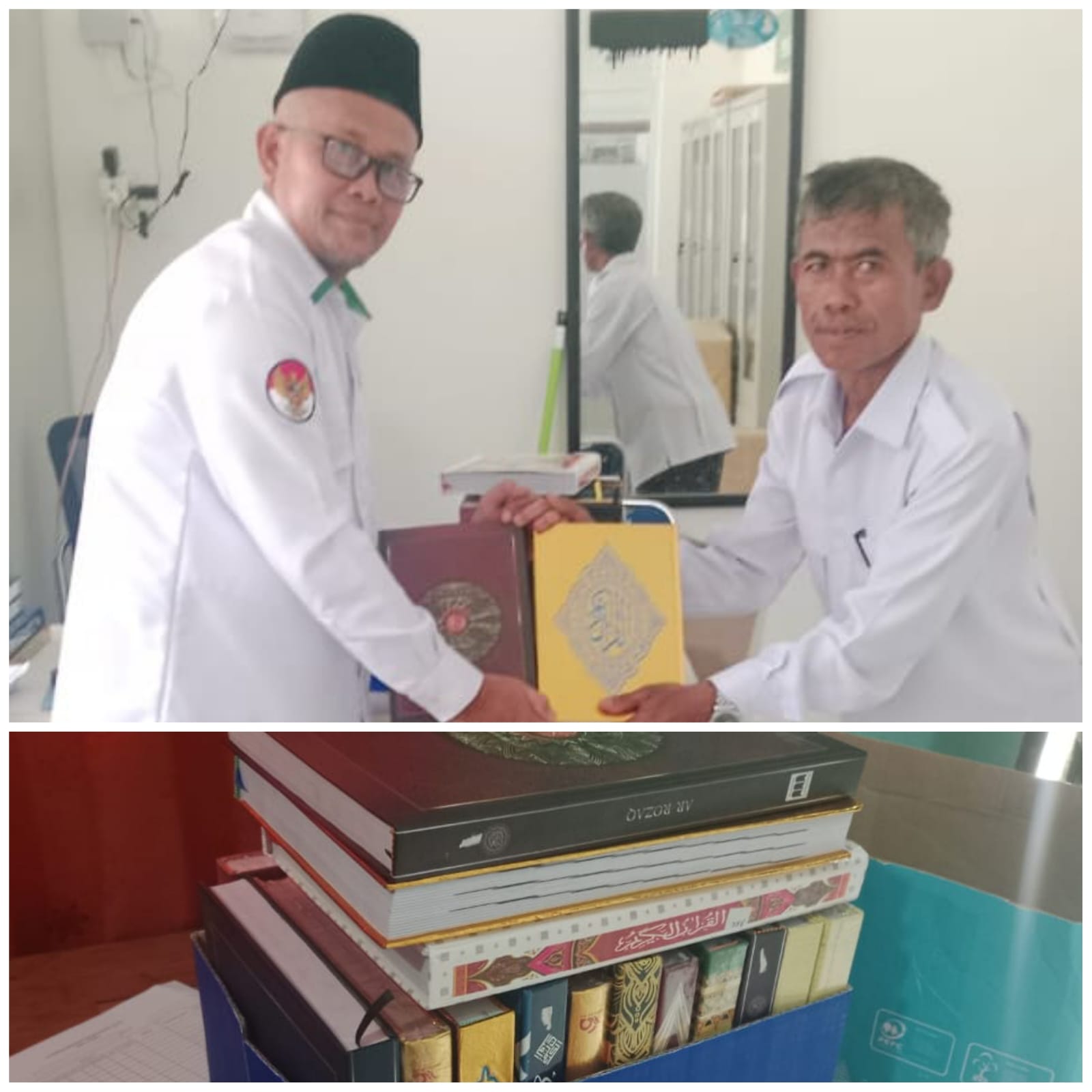 Guru MIN 4 Tebo Wakafkan Al-Qur’an untuk Masjid di Tebo Guru MIN 4 Tebo Wakafkan Al-Qur’an untuk Masjid di Tebo