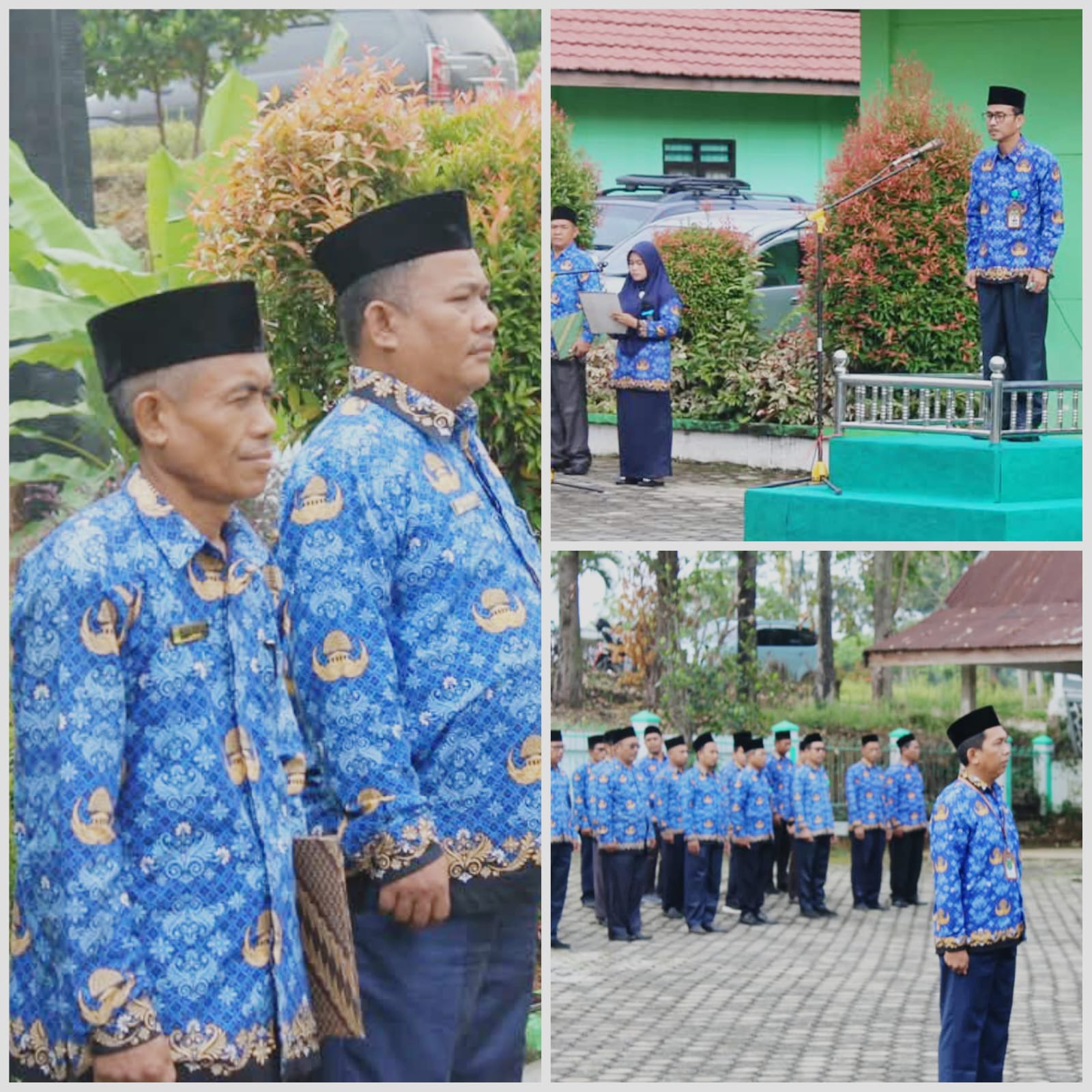 Kepala MIN 4 Tebo Bacakan Teks UUD 1945 pada Apel Kesadaran Nasional di Kantor Kemenag Tebo Kepala MIN 4 Tebo Bacakan Teks UUD 1945 pada Apel Kesadaran Nasional di Kantor Kemenag Tebo