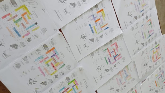 Serunya Belajar Bahasa Inggris Lewat Word Search di MIN 4 Tebo