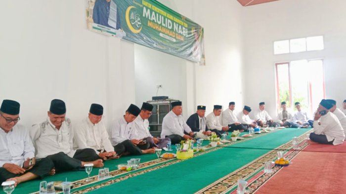 Perkuat Silaturahmi Kelembagaan, Kepala MIN 4 Tebo Hadiri Maulid Nabi di Kemenag Tebo