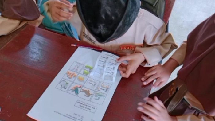 Tiket Gerak Hewan Buat Pembelajaran Bahasa Indonesia di Kelas 1A MIN 4 Tebo Makin Seru
