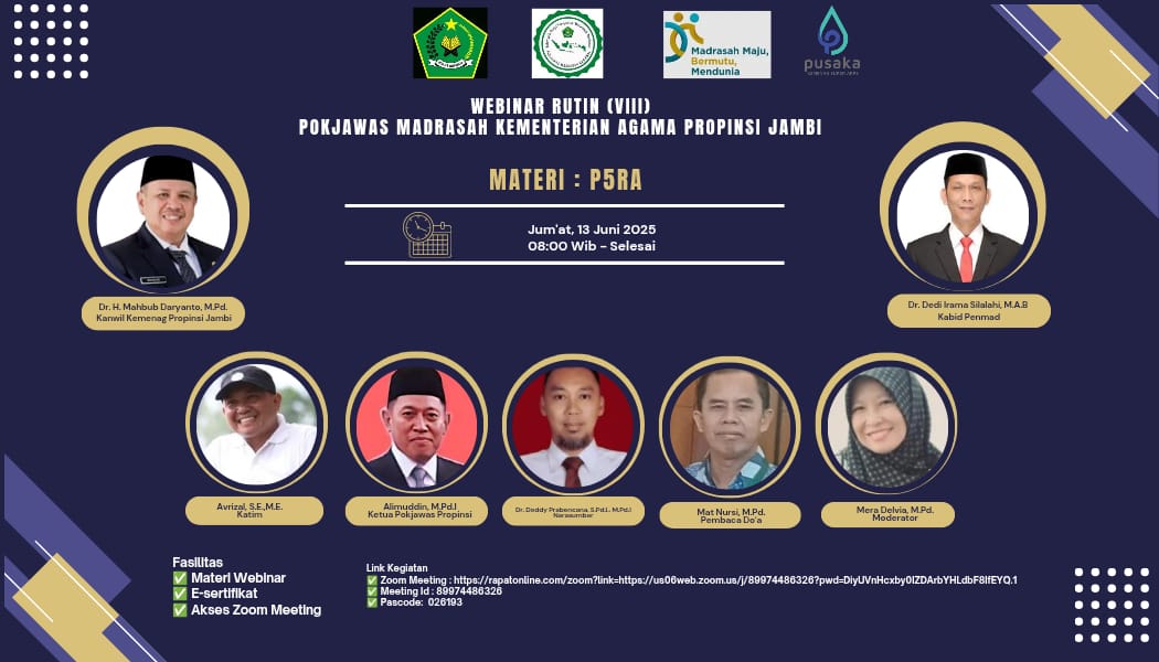 Guru MIN 4 Tebo Ikuti Webinar P5RA