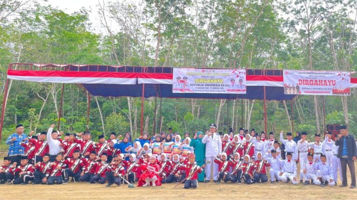 Paskibra dan Marching Band MIN 4 Tebo Kembali Jadi Andalan HUT ke-81 RI Tingkat Desa Jaya Mulya Paskibra dan Marching Band MIN 4 Tebo Kembali Jadi Andalan HUT ke-81 RI Tingkat Desa Jaya Mulya