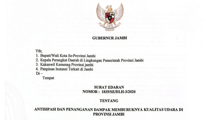 Sikapi Edaran Gubernur Soal ISPU, MIN 4 Tebo Siaga dan Menunggu Kebijakan Lanjutan