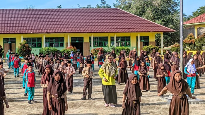 Senam Setiap Sabtu Pagi Jadi Ruang Aktualisasi Siswa MIN 4 Tebo