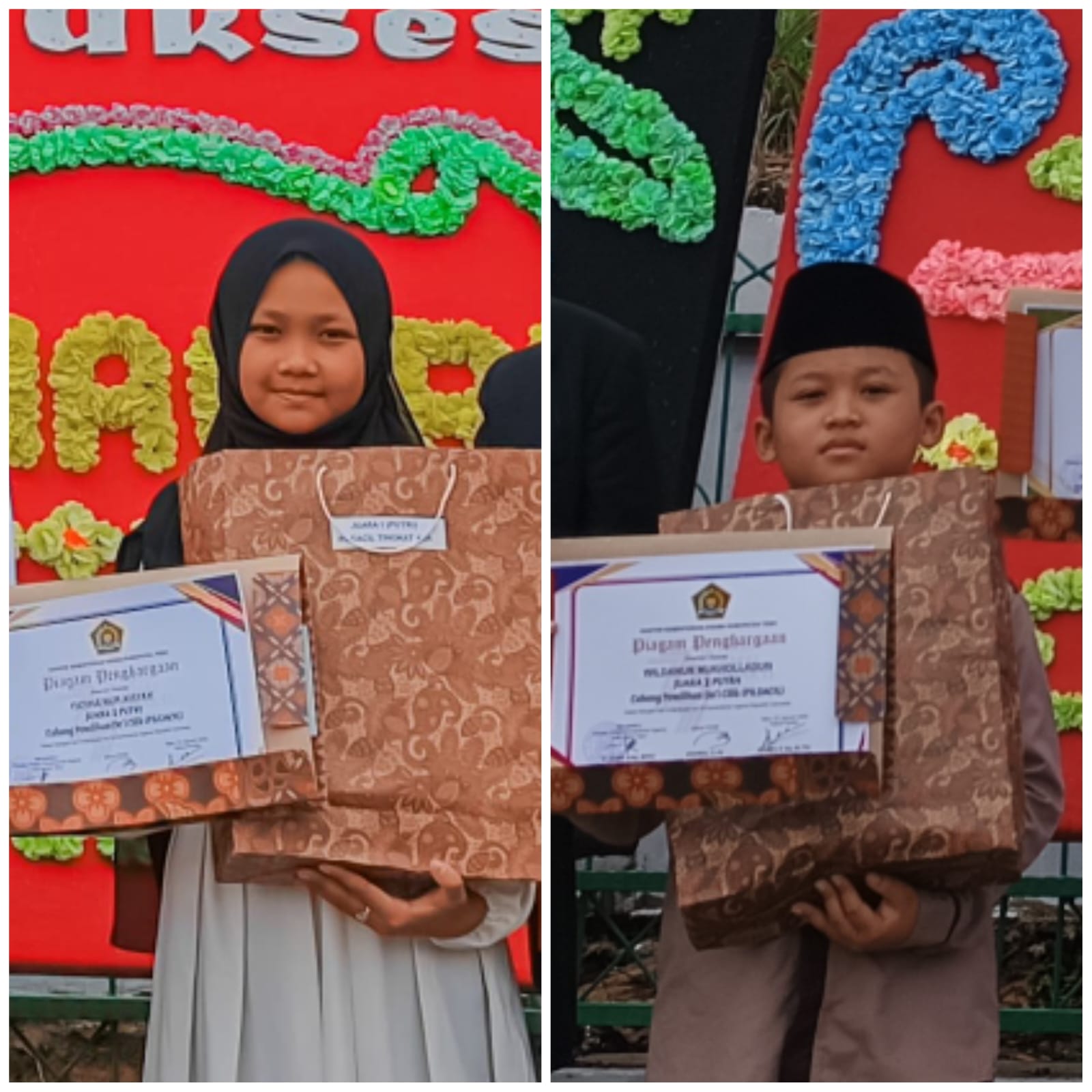 Dua Siswa MIN 4 Tebo Raih Juara Lomba Pildacil pada HAB Kemenag ke-79  
