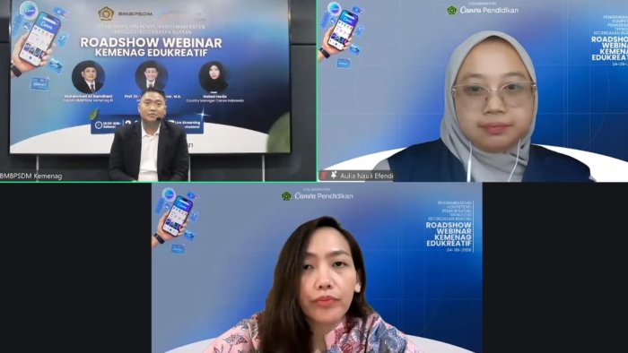 Sinergi Kemenag dan Canva Indonesia, Guru MIN 4 Tebo Ikuti Pelatihan Kemenag EduKreatif