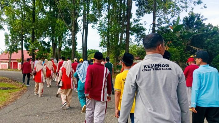 Kepala MIN 4 Tebo Ikuti Apel Kedisiplinan dan Jalan Sehat Kerukunan Peringatan HAB ke-80 Kemenag