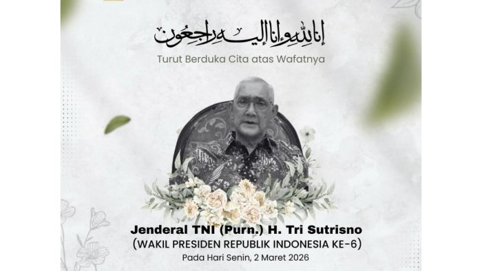 MIN 4 Tebo Beri Penghormatan Terakhir atas Wafatnya Wapres ke-6 RI Try Sutrisno