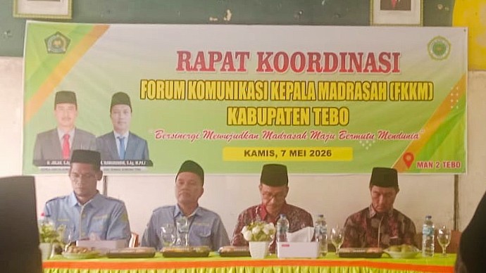 Hadiri Rapat FKKM di MAN 2 Tebo, Kepala MIN 4 Tebo Nyatakan Siap Jadi Tuan Rumah Bulan Depan