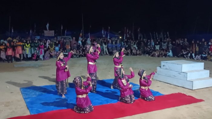 Tim Tari MIN 4 Tebo Buat Terkesan Peserta Lain di Jambore Ranting Rimbo Bujang