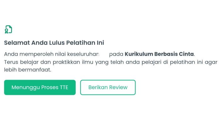 Sebagian Guru MIN 4 Tebo Telah Selesaikan Pelatihan KBC di Platform MOOC Pintar Kemenag