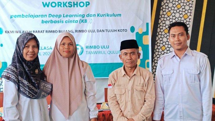 Workshop Hari Kedua Fokus Kurikulum Berbasis Cinta, Guru MIN 4 Tebo Terlibat Aktif dan Dapat Doorprize