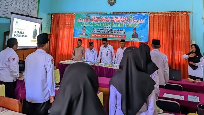 Penilaian Kinerja Kepala Madrasah di MIN 4 Tebo Resmi Dimulai Penilaian Kinerja Kepala Madrasah di MIN 4 Tebo Resmi Dimulai