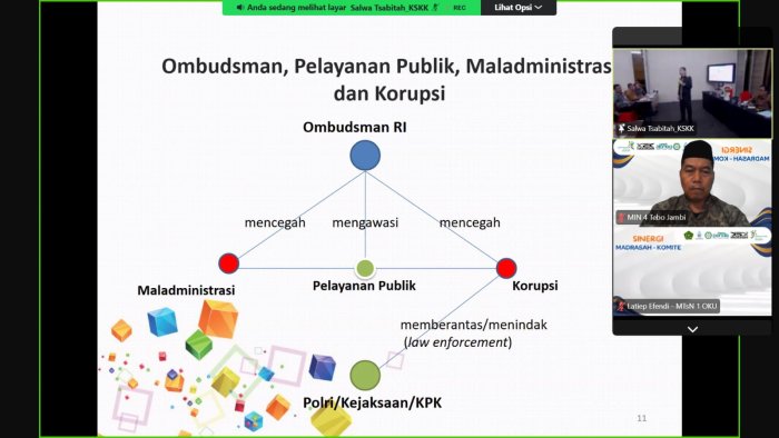 MIN 4 Tebo Ikuti Sosialisasi Petunjuk Teknis Komite Madrasah Kanwil Kemenag Jambi