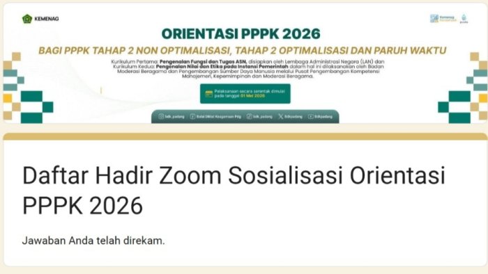 PPPK Operator Layanan Operasional MIN 4 Tebo Ikuti Orientasi Kurikulum Pertama Secara Daring