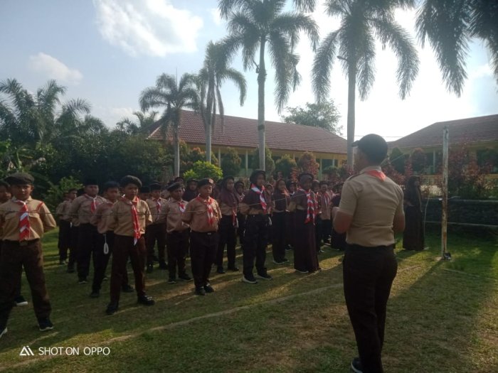 Jelang Jamran Rimbo Bujang MIN 4 Tebo Seleksi Regu Pramuka