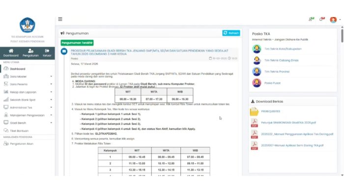 MIN 4 Tebo Tetapkan Dua Guru Sebagai Pengawas Silang TKA 2026 untuk Bertugas di MI Terdekat MIN 4 Tebo Tetapkan Dua Guru Sebagai Pengawas Silang TKA 2026 untuk Bertugas di MI Terdekat