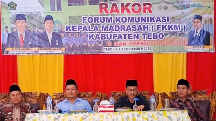 Kepala MIN 4 Tebo Ikuti Rakor Forum Komunikasi Kepala Madrasah Kabupaten Tebo