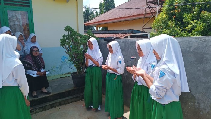 Siswa Kelas 6 MIN 4 Tebo Mulai Jalani Ujian Praktik, Mata Pelajaran Fikih Diuji Wudhu