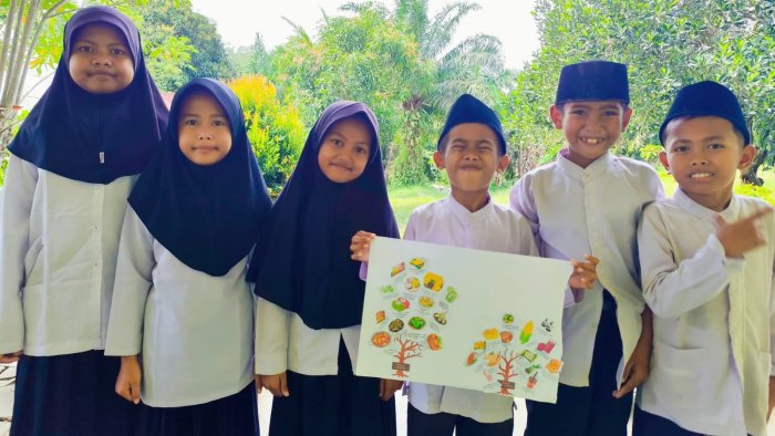 Siswa Kelas 3B MIN 4 Tebo Belajar Kalimat Langsung dan Tak Langsung Lewat Media Gambar Menu Buka Puasa Siswa Kelas 3B MIN 4 Tebo Belajar Kalimat Langsung dan Tak Langsung Lewat Media Gambar Menu Buka Puasa