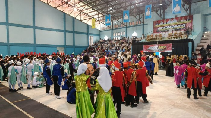 Marching Band Symphony Sekawanesa MIN 4 Tebo Hadiri Pembukaan STIGMA 2026, Perkaya Inspirasi dari Peserta Lain
