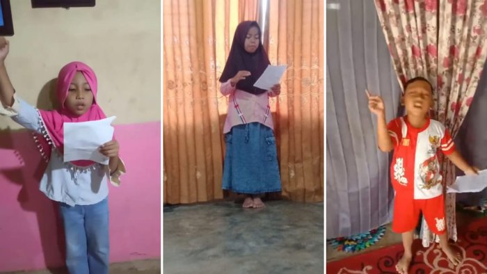 PJJ Daring Bahasa Indonesia, Murid Kelas 3B MIN 4 Tebo Unjuk Kebolehan Membaca Puisi PJJ Daring Bahasa Indonesia, Murid Kelas 3B MIN 4 Tebo Unjuk Kebolehan Membaca Puisi