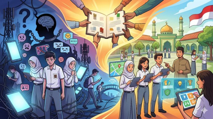 SKB 7 Menteri: Satu dari Tiga Remaja Alami Gangguan Mental Akibat Paparan Teknologi