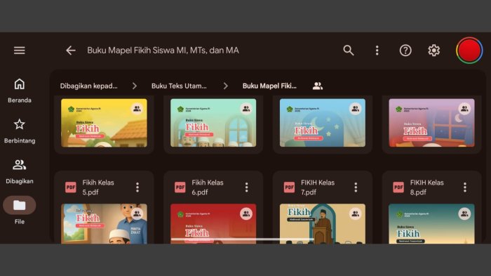 Panduan dan Cara Unduh 90 Buku Teks Utama Digital PAI serta Bahasa Arab Gratis Terbitan Kemenag RI