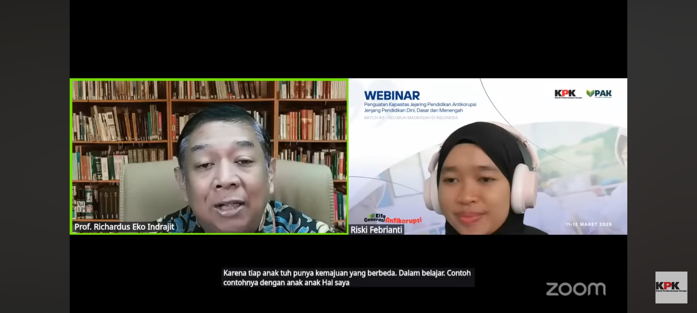 Guru MIN 4 Tebo Ikuti Webinar Pendidikan Antikorupsi KPK RI Guru MIN 4 Tebo Ikuti Webinar Pendidikan Antikorupsi KPK RI