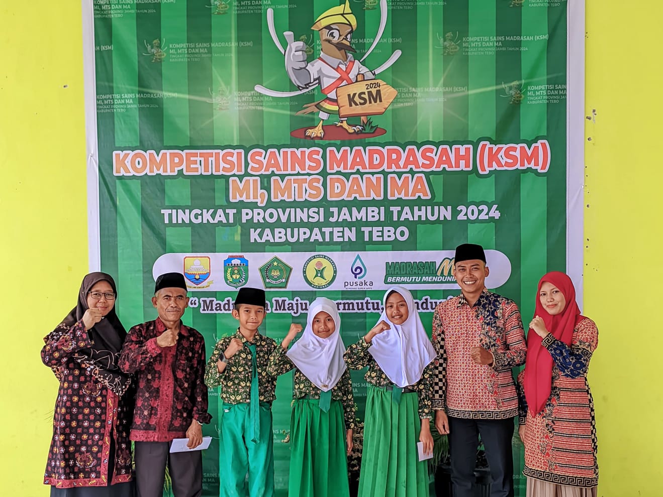 Kompak dan Sportif! Regu CERIA MIN 4 Tebo Berjuang di KSM Tingkat Provinsi Penuh Semangat 