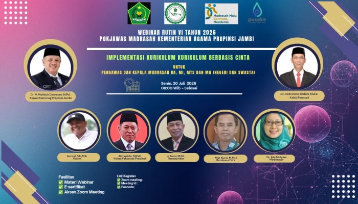 Kepala dan Guru MIN 4 Tebo Lanjutkan Ikuti Seri Webinar Implementasi Kurikulum Berbasis Cinta Secara Daring Kepala dan Guru MIN 4 Tebo Lanjutkan Ikuti Seri Webinar Implementasi Kurikulum Berbasis Cinta Secara Daring