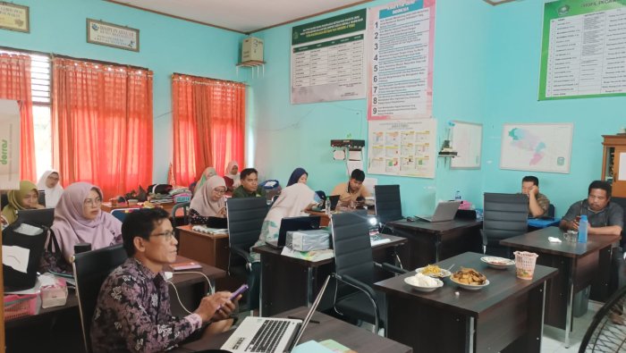 Guru MIN 4 Tebo Tuntaskan Pengisian MAGIS, Refleksi Kondisi dan Rencana Kerja Serta Mindset KBC Selesai