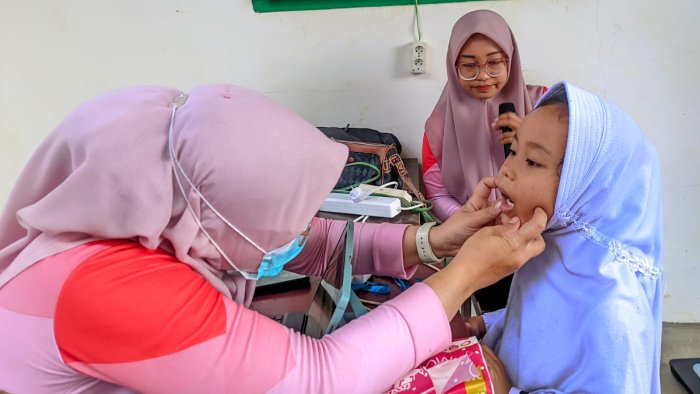 MIN 4 Tebo Jadi yang Pertama Ikuti Program CKG di Rimbo Bujang