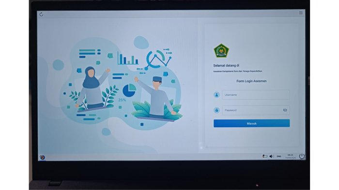 Rangkaian Simulasi AKGTK 2026 Dimulai, MIN 4 Tebo Pastikan Seluruh Laptop Guru Terpasang Aplikasi SEB