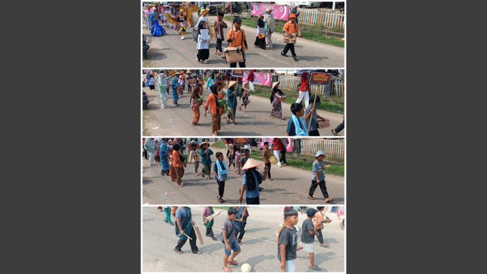 Penuh Penghayatan, Murid MIN 4 Tebo Tampil Natural Peragakan Tokoh Tempo Doeloe pada Karnaval Kecamatan Penuh Penghayatan, Murid MIN 4 Tebo Tampil Natural Peragakan Tokoh Tempo Doeloe pada Karnaval Kecamatan