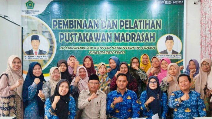 Perkuat Tata Kelola Perpustakaan, MIN 4 Tebo Tugaskan Guru Ikuti Pembinaan dan Pelatihan Pustakawan di Tebo Perkuat Tata Kelola Perpustakaan, MIN 4 Tebo Tugaskan Guru Ikuti Pembinaan dan Pelatihan Pustakawan di Tebo