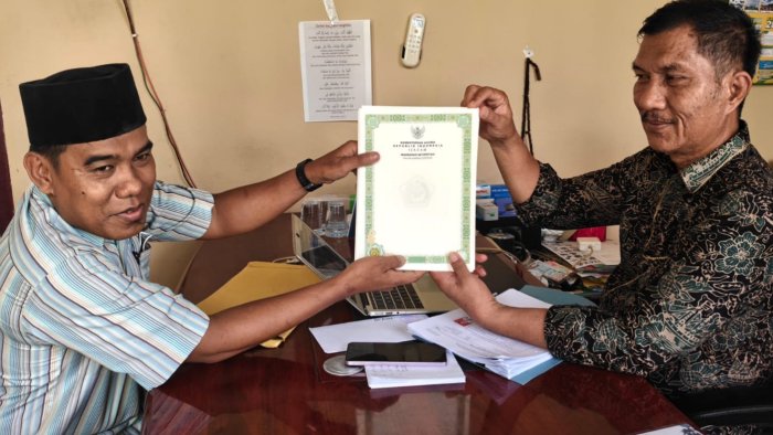 Blanko Diterima, MIN 4 Tebo Segera Proses Cetak dan Pendistribusian Ijazah