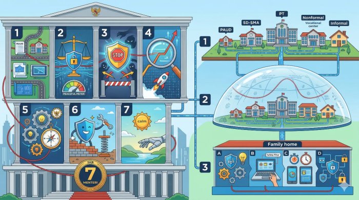 Tujuh Tujuan dan Ruang Lingkup yang Diatur SKB 7 Menteri Pedoman Pemanfaatan dan Pembelajaran Teknologi Digital dan AI