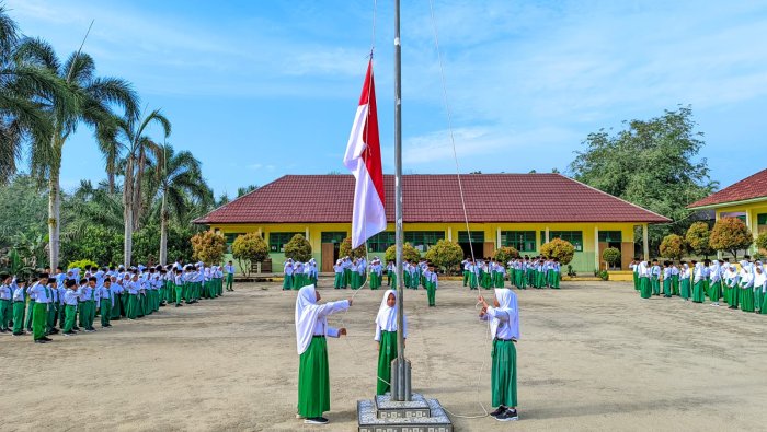 Pesan Untuk Petugas Upacara Senin Pagi di MIN 4 Tebo