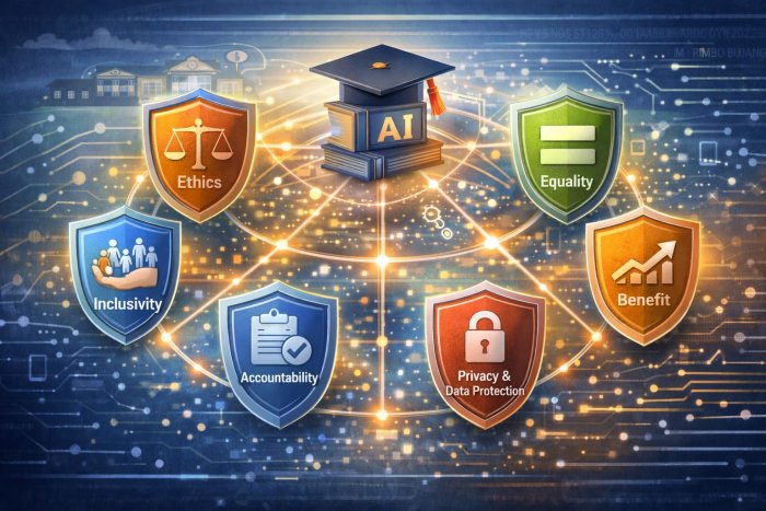 SKB 7 Menteri: Enam Prinsip Penggunaan AI di Sekolah/Madrasah