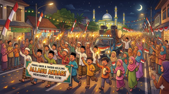 Takbir Keliling: Dari Praktik Religius Awal hingga Tradisi Sosial Nusantara Takbir Keliling: Dari Praktik Religius Awal hingga Tradisi Sosial Nusantara