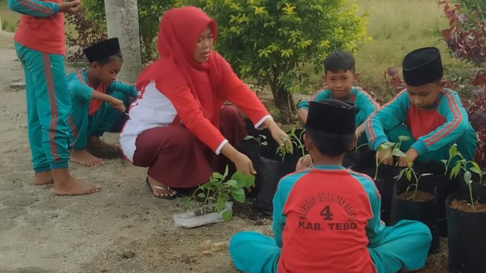Kelas 6A MIN 4 Tebo Kembangkan Kewirausahaan melalui Budidaya Cabai Kelas 6A MIN 4 Tebo Kembangkan Kewirausahaan melalui Budidaya Cabai