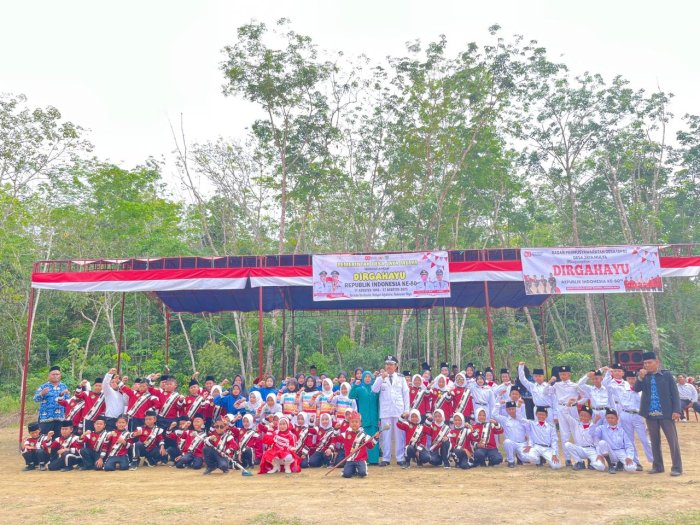 Paskibra dan Marching Band MIN 4 Tebo Meriahkan Upacara HUT ke-80 RI Paskibra dan Marching Band MIN 4 Tebo Meriahkan Upacara HUT ke-80 RI