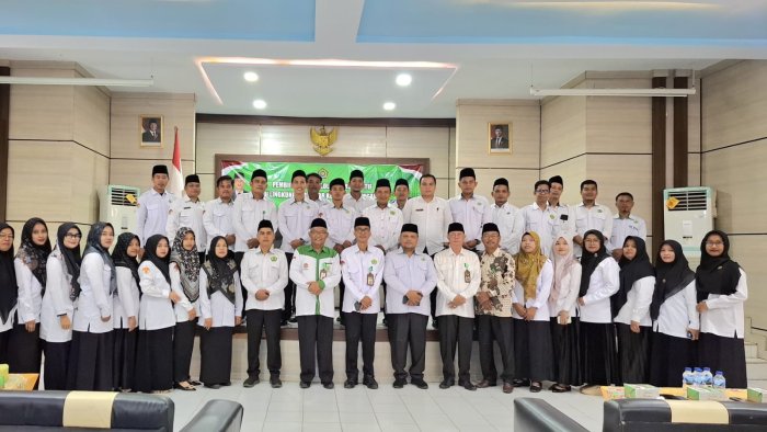 Staf Tata Usaha MIN 4 Tebo Ikuti Pembinaan Pengelolaan Arsip Aktif di Kantor Kemenag Tebo