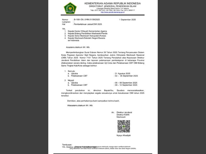 OMI Tingkat Kabupaten Tebo Resmi Ditunda ke Pekan Depan OMI Tingkat Kabupaten Tebo Resmi Ditunda ke Pekan Depan