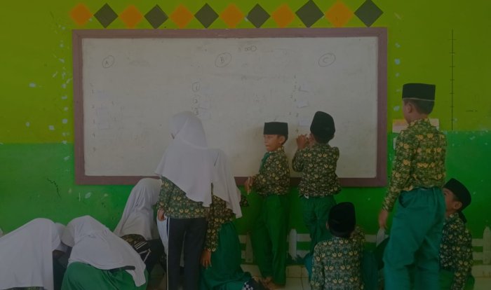 Serunya Belajar Bahasa Inggris dengan Game di Kelas 5B MIN 4 Tebo