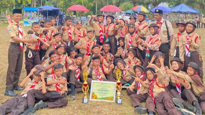 MIN 4 Tebo Apresiasi Capaian Kwartir Ranting Rimbo Bujang Raih Dua Piala dalam Jamcab Tebo 2025