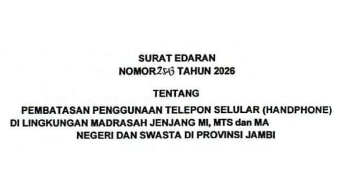 MIN 4 Tebo Siap Implementasikan SE Pembatasan Penggunaan Telepon Seluler, Ketentuan Dirumuskan dalam Tata Tertib Baru MIN 4 Tebo Siap Implementasikan SE Pembatasan Penggunaan Telepon Seluler, Ketentuan Dirumuskan dalam Tata Tertib Baru