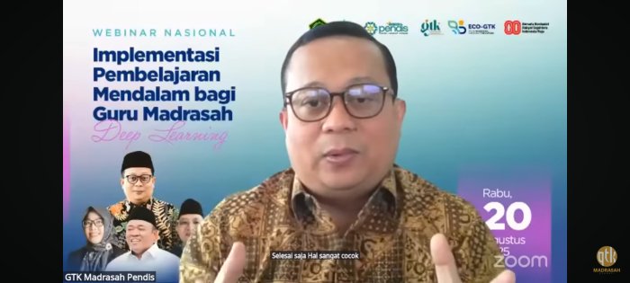 Guru MIN 4 Tebo Ikuti Webinar Nasional Implementasi Pembelajaran Mendalam